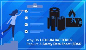 lithium ion forklift battery sds